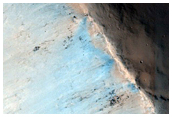 Rocky Crater Wall

