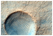 Well-Preserved Small Impact Crater in Hellas Planitia
