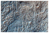 Valley in Noachis Terra Crater

