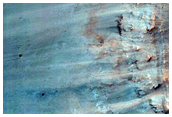 Impact Crater on Floor of Larger Crater

