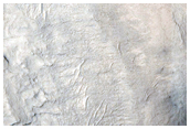 Geologic Contact between Fluvial Deposits in Aeolis Dorsa
