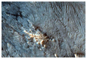 Western Discontinuous Ejecta of Noord Crater
