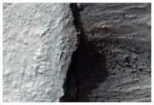 Gullies on Steep Mesa Slopes
