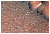 Dunes in Viking 2 Image 579B76 and MGS MOC Image SP2-45205