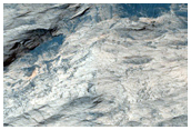 Mass Wasting Feature in Ganges Chasma
