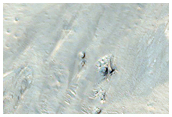 Alluvial Fans in Northeastern Mojave Crater
