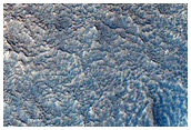Flow Ridges along Mesa in Protonilus Mensae

