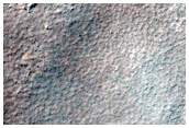 Possible Phyllosilicates along East Slope of Surius Vallis

