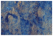 Landforms in Northeast Syrtis Major Region South of Hargraves Crater
