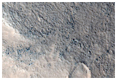 Utopia Planitia Crater with Central Peak
