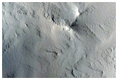 Central Peak of Impact Crater
