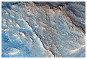 Eastern Rim of Bonestell Crater
