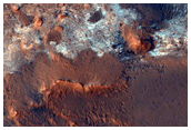 Possible Clay Rich Pedogenic Sequence Southeast of Mawrth Vallis
