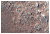 Landforms Near Brashear Crater