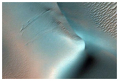 Dunes Near Gullies

