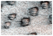 Une mosaque de dunes polaires