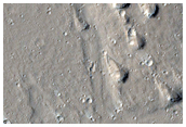 Unusual Hills West of Olympus Mons
