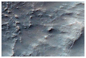 Slopes of Impact Crater