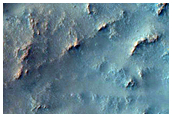 Megabreccia at Contact in Northeast Syrtis Major Region
