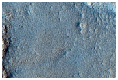 Flow in Crater in Northern Mid-Latitudes
