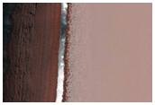 Active North Polar Layered Deposits Scarp Avalanche Monitoring

