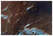 Bedrock on Crater Floor and Walls
