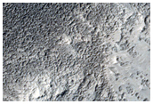 Channel Network on Ejecta in Northern Mid-Latitudes
