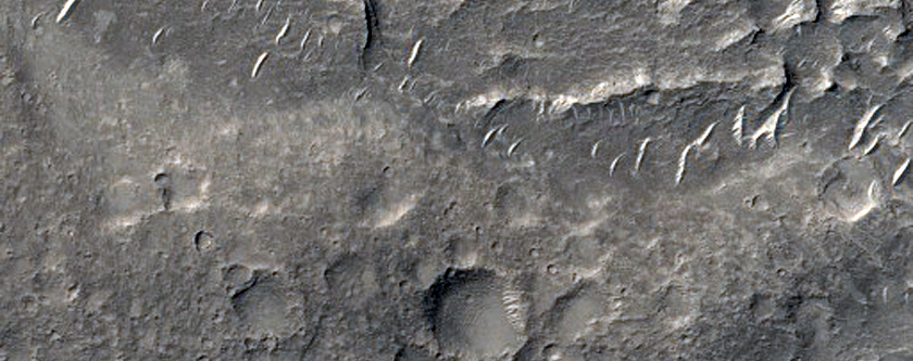 Geológiai kontaktusok az Aeolis Serpens mentén