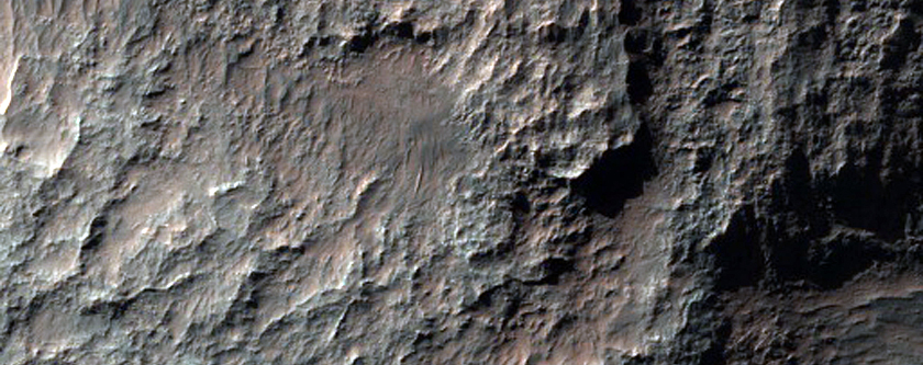 Western Flank of Uzboi Vallis South of Nirgal Vallis