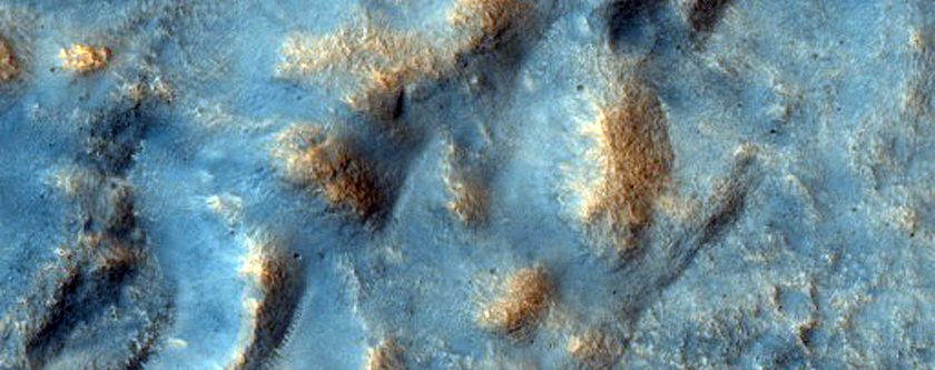 Spalte in Utopia Planitia