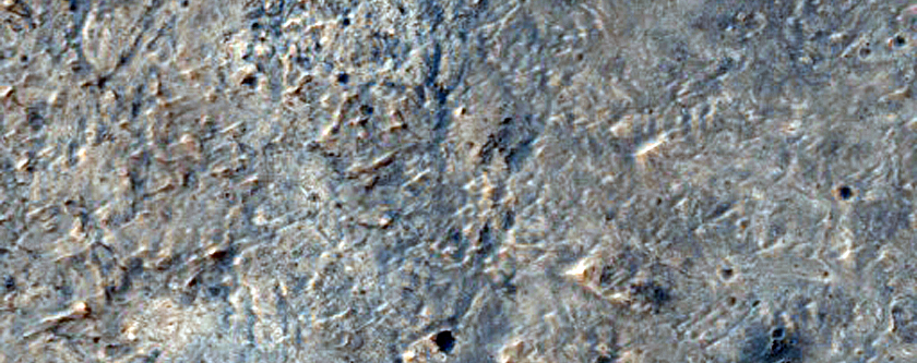 Stratificazioni nel terreno di Meridiani Planum