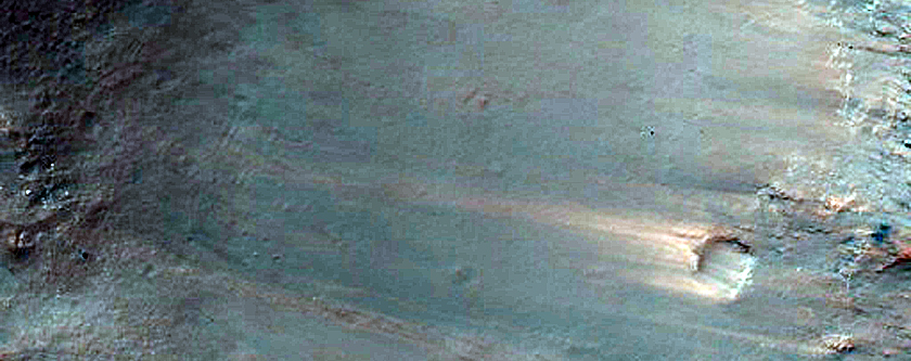 Alluvial Fan in Harris Crater
