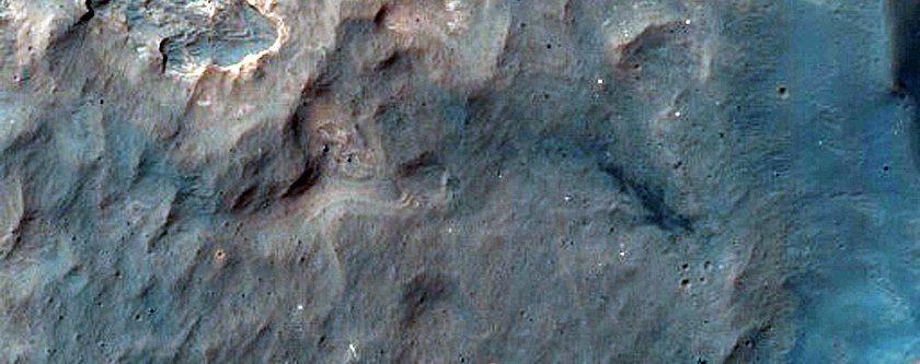 Темные дюны каньона Ius Chasma