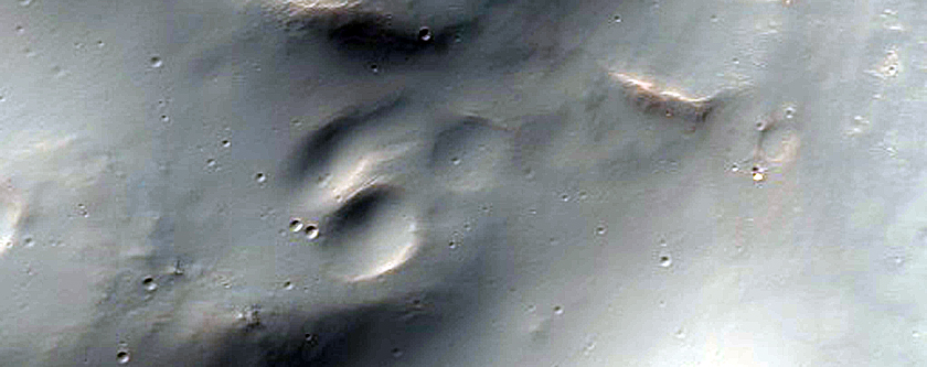 Южный край кратера Ostrov