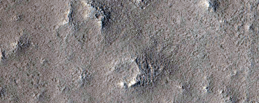 Mounds in Utopia Planitia
