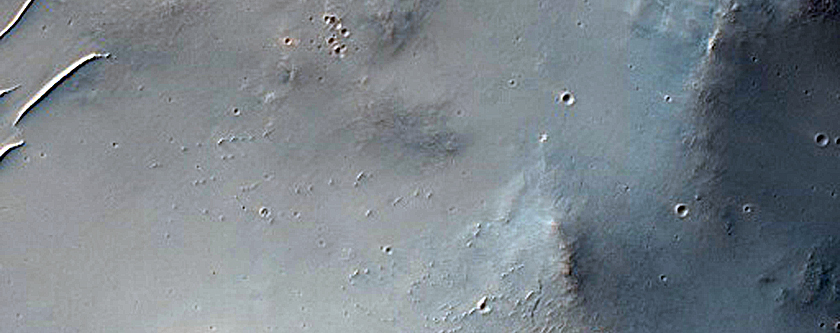 Mass Wasting Area in Evros Vallis
