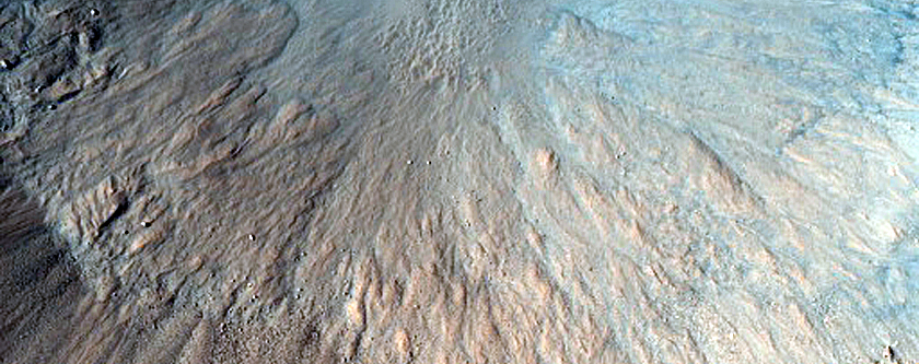 Well-Preserved Impact Crater in Acidalia Planitia
