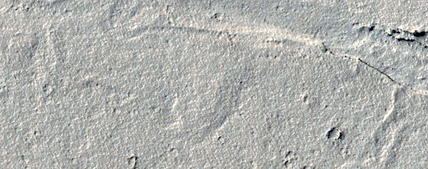 Linear Vent and Flows Southeast of Zunil Crater
