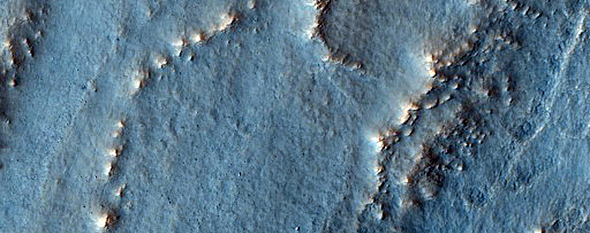 Glacier-Like Form in Lyot Crater
