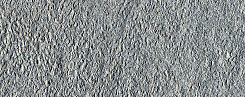 Albedo Change on Debris Apron in Tempe Terra

