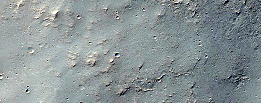 Rocky Massif and Crater
