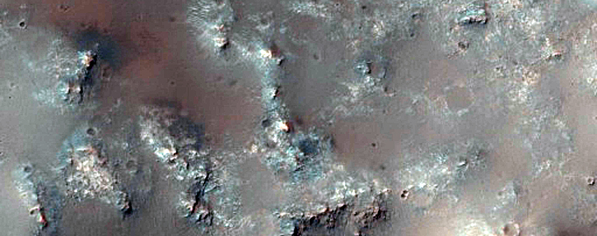Monitor Dunes and Dark Material in Southwest Dawes Crater
