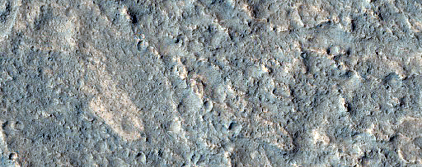 Transition from Cratered Upland to Southwest Chryse Planitia
