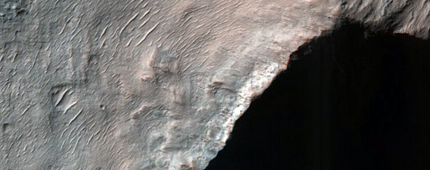 Craters on Floor of Magelhaens Crater
