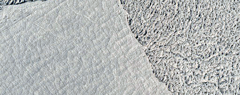 Disrupted Lava Surface in Distal Athabasca Valles
