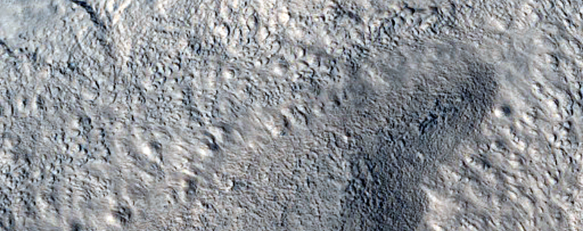 Troughs or Fault Scarps in Tempe Terra
