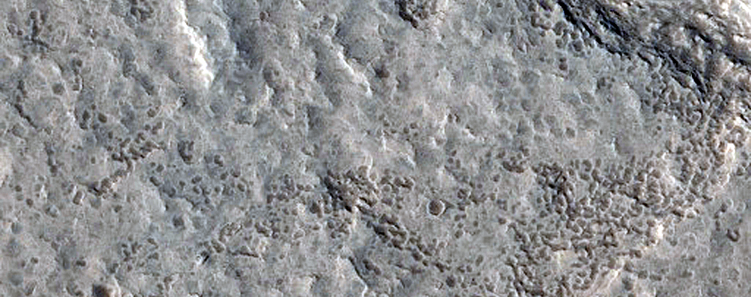 Channels in Tantalus Fossae
