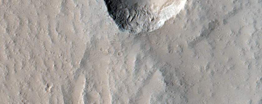 Pits in Alba Fossae
