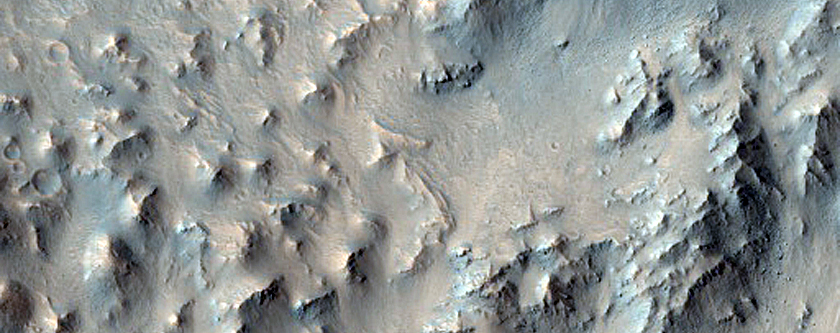 Slopes in Santa Fe Crater
