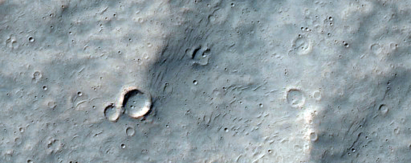 Ejecta Blanket at Bam Crater
